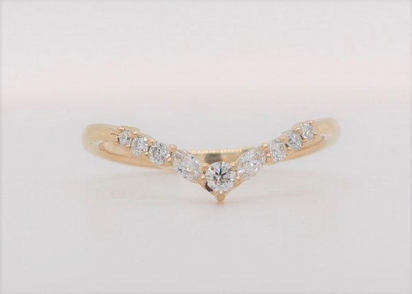 Diamond Curved band for sale