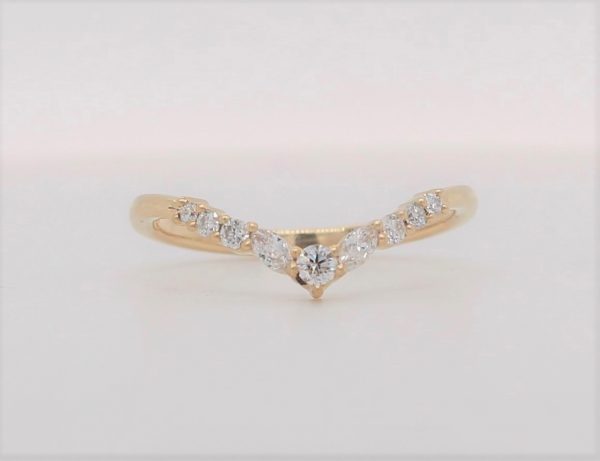 Diamond Curved band for sale