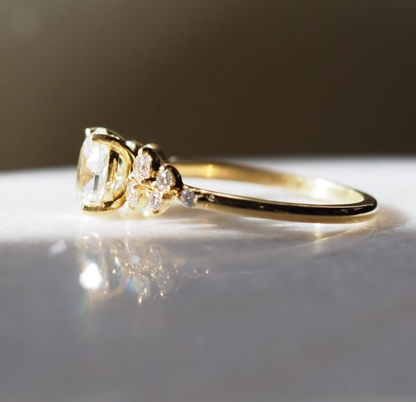 Genevieve GIA certified 1.3 carats diamond ring